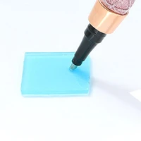 novel plastic convenient exquisite portable rhinestones picker for friends nail dotting pen dotting pen
