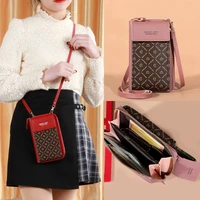 fashion multifunction flower printing shoulder bag for woman 2022 daily clutch womens mini crossbody bag wallet handbag purse