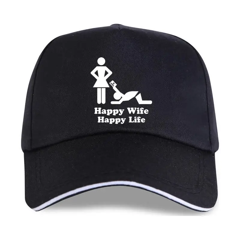 

Gorra de beisbol para hombre, gorro de beisbol с изображением esposa feliz, vida feliz, fun, Sercastic ATM Premium, gran of