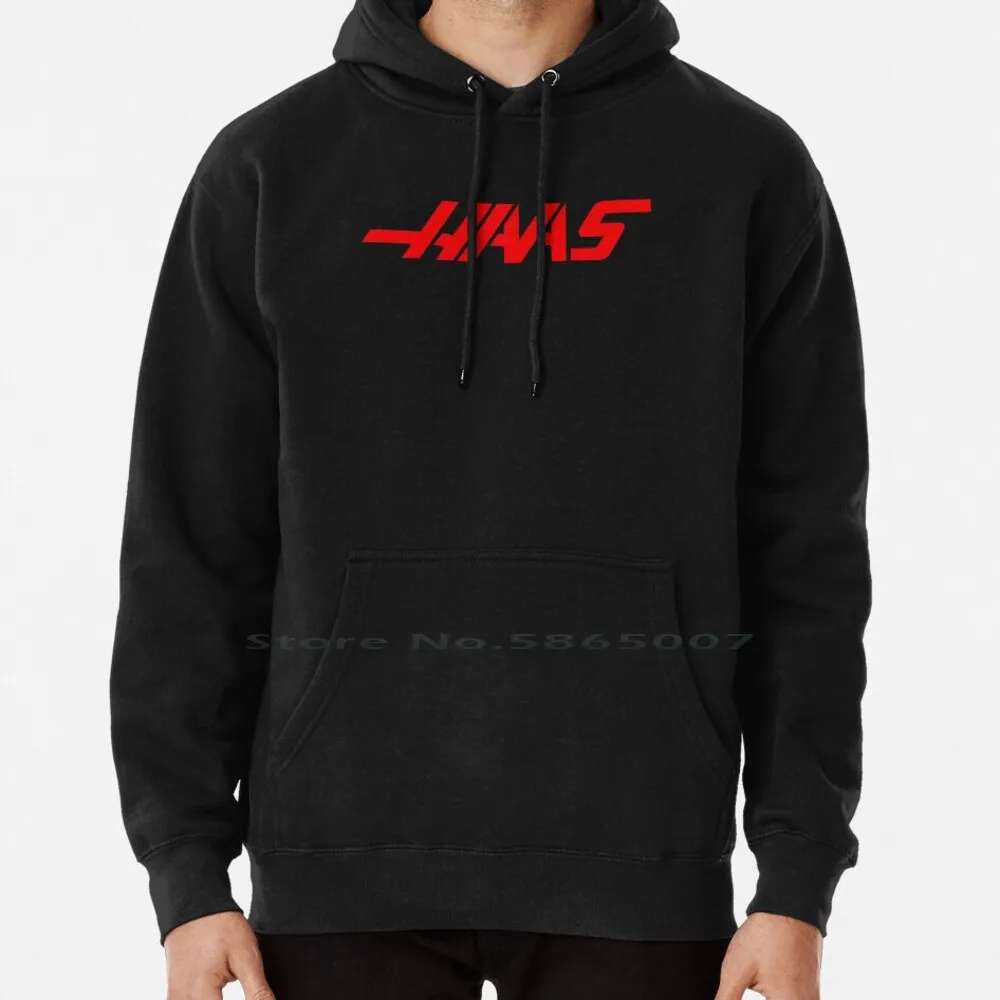 

Haas ( V2 ) Hoodie Sweater 6xl Cotton Motorsport Grand Prix Race Team Gene Racing American Usa A Haas Automotive Cnc