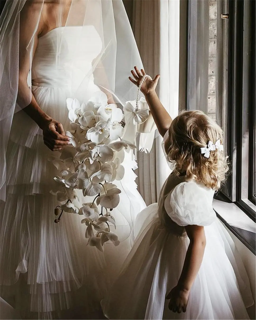 Женская Тюлевая юбка-пачка из органзы с пышными рукавами Twirly Babydoll расклешенное