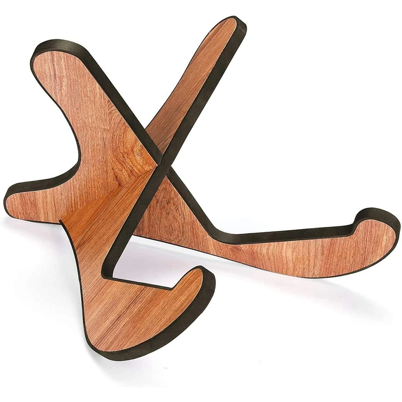 

Hot AD-Guitar Stand,Universal Portable Wood Guitar Stands Floor Wooden Guitar Rack Detachable Musical Instrument Holder