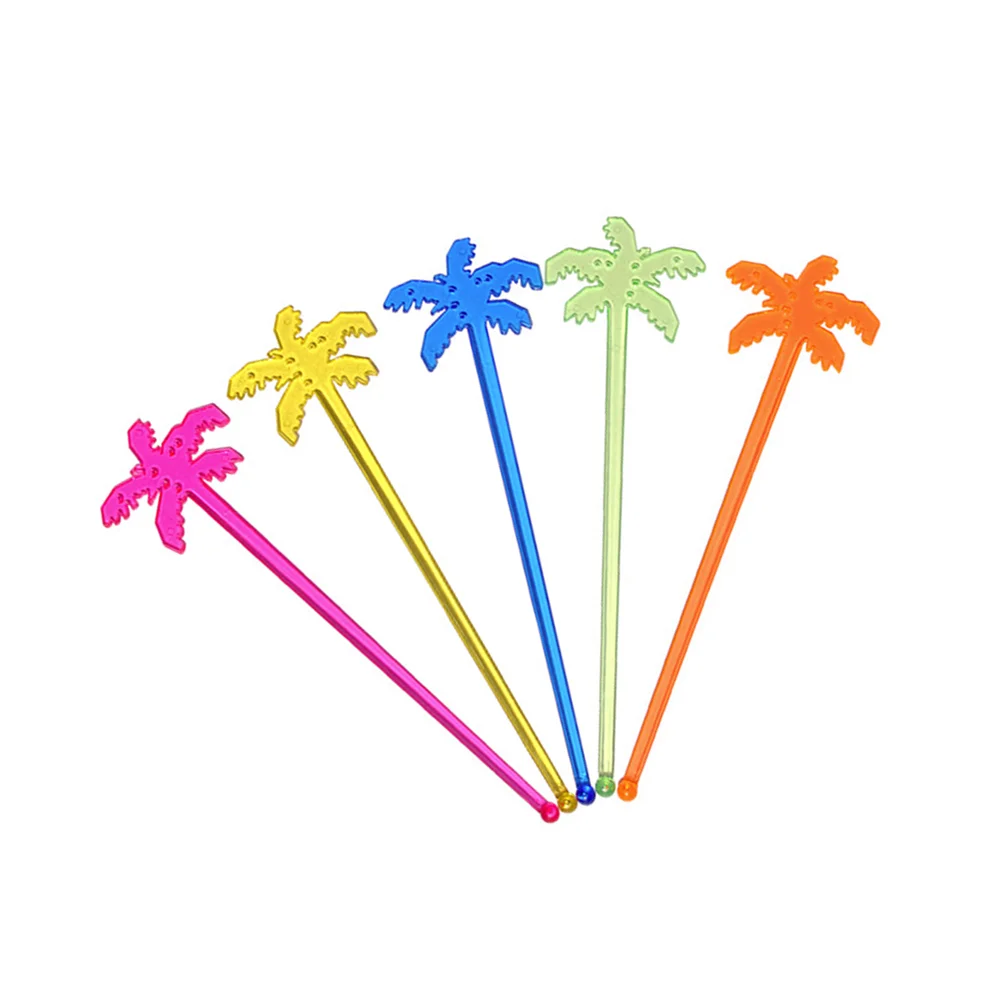 

Sticks Stirrers Drink Swizzle Cocktail Stirstirring Coffee Beverage Stick Stirrer Hawaiian Mixingrod Tree Tropical Cocktails Tea
