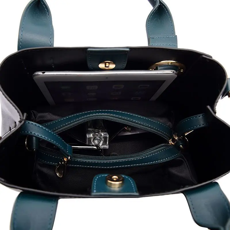 Top Layer Cowhide Handbag For Women 2023 New Fashion Women's Handbag Advanced Sense Large Capacity Crossbody Bag Tote Bag Women