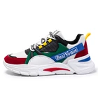 Кроссовки на толстой подошве для мужчин и женщин, повседневная трендовая спортивная обувь в стиле ретро, для бега, тенниса, на платформе, Размеры 35-47