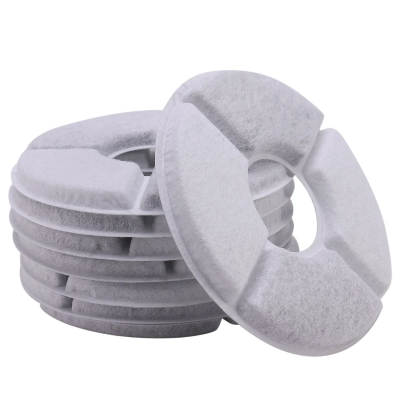 

8Pcs/Lot Activated Carbon Filter For 1.8L Led Automatic Water Drinking Fountain Cat Dog Kitten Pet Bowl Drink Dish Filter