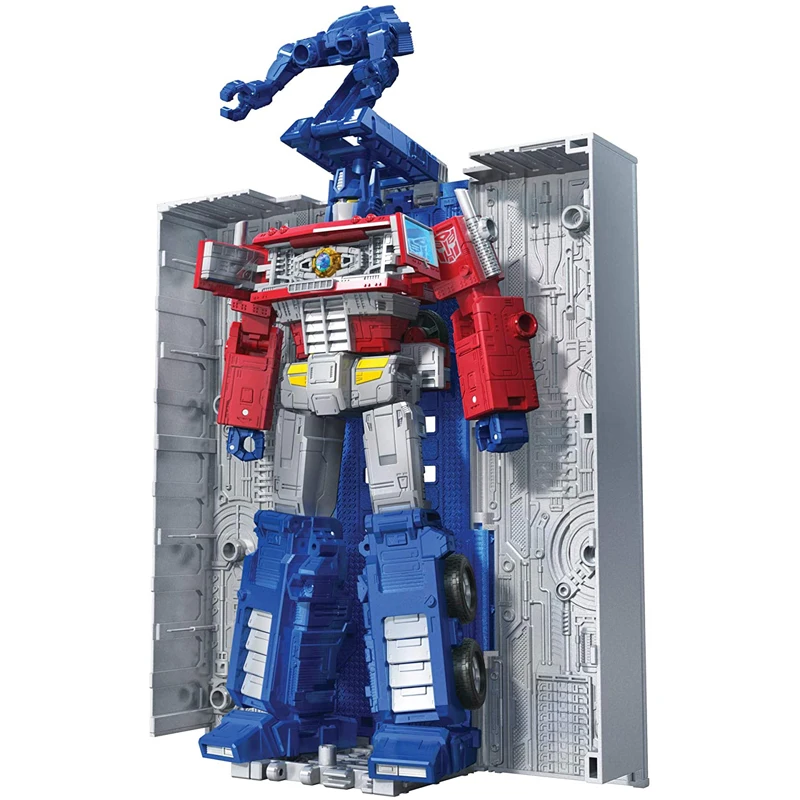 Фигурка действующего лица Hasbro Transformers Optimus Prime War for Cybertron Kingdom Leader Class G1 Toys Boys Autobot Robot Model Gift.