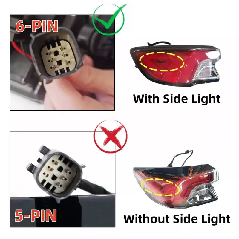 Фонарь задний в сборе для Ford Escape 2020 2021 2022