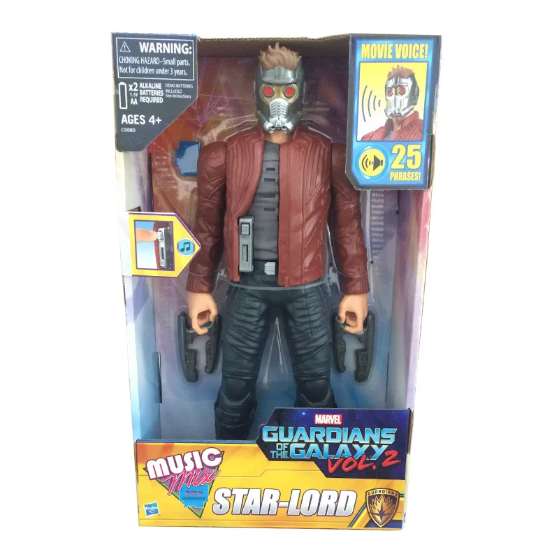 

Marvel Guardians of The Galaxy 2 Hero Series of Electric Energy Star-Lord Model Can Sound C0080 Action Figure