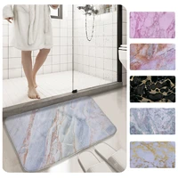 multicolor marble mat camper carpet bathroom entrance doormat bath indoor floor rug absorbent mat anti slip pet pad kitchen rug
