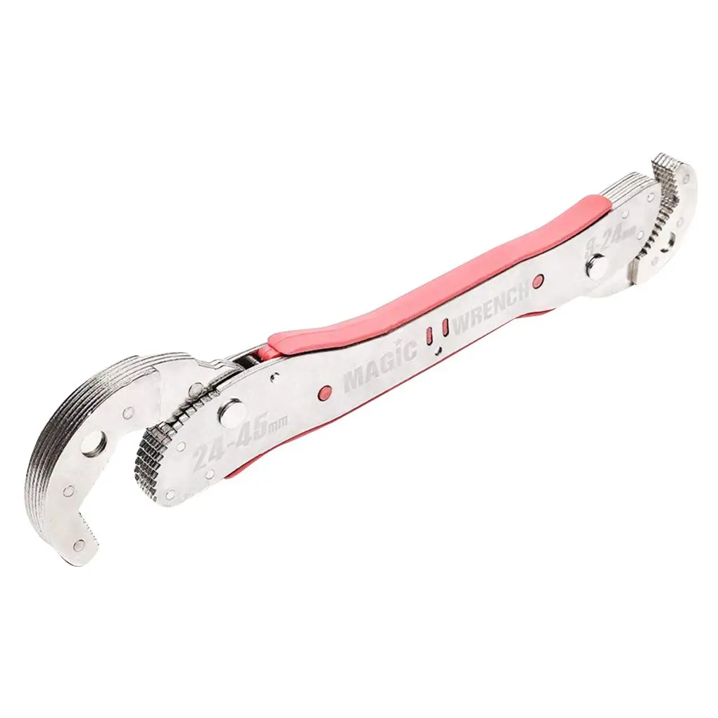

Universal Wrench Multi-function Quick Snap Grip Wrench Socket Dual Head Adjustable Wrench Spanner Nuts and Bolts