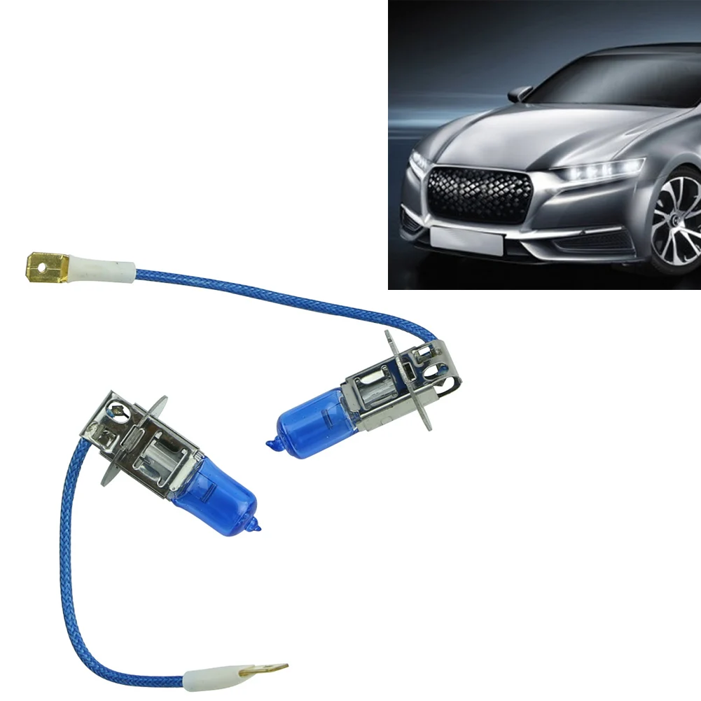 

Галогенная головка G5AD, 2 шт., H3, 12 В, 55 Вт, белая, фотолампа для автомобиля