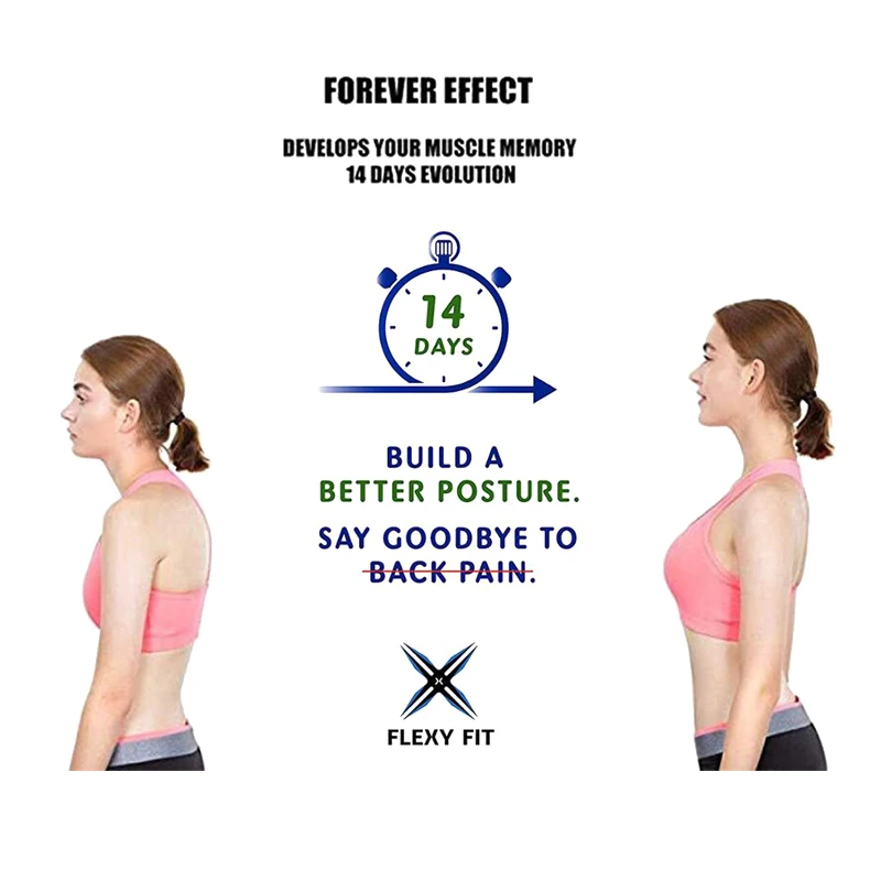 Корректор осанки для взрослых и детей коррекция до ключиц поддержка спины прямые