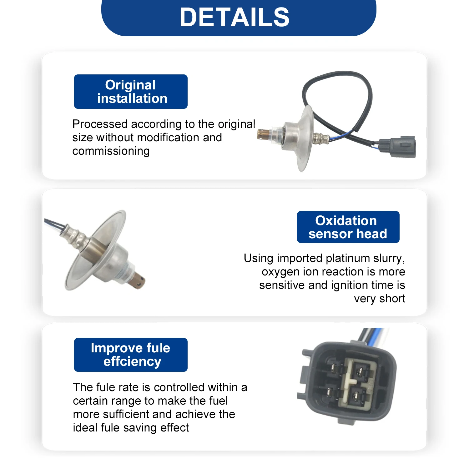 Ниже по потоку кислородный O2 Датчик Lambda 89465-12710 234-4801 для Toyota датчик положения