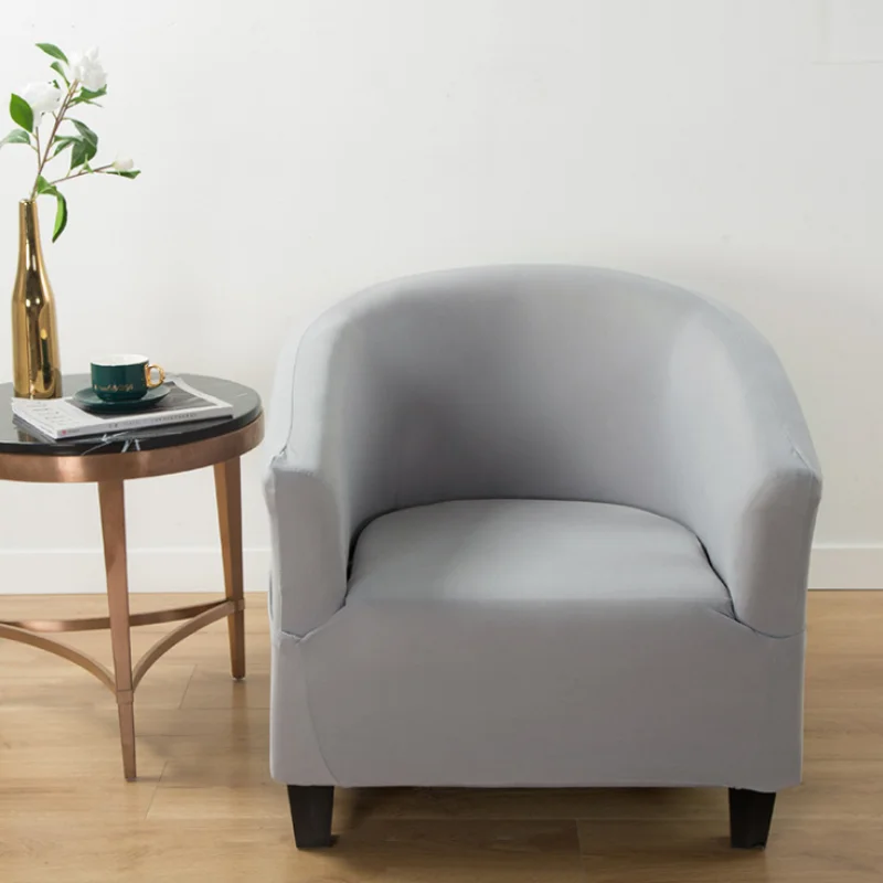 

Solid Color Fashion Househood Dirty Resistant Low Back Sofa Chair Cover General Modern Elastic Family Joined Sofa Chair Cover