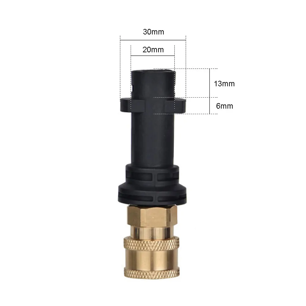 

Адаптер для мойки высокого давления G1/4 "быстроразъемная насадка для Karcher LAVOR Black Decker Bosch Parkside, чистящая машина