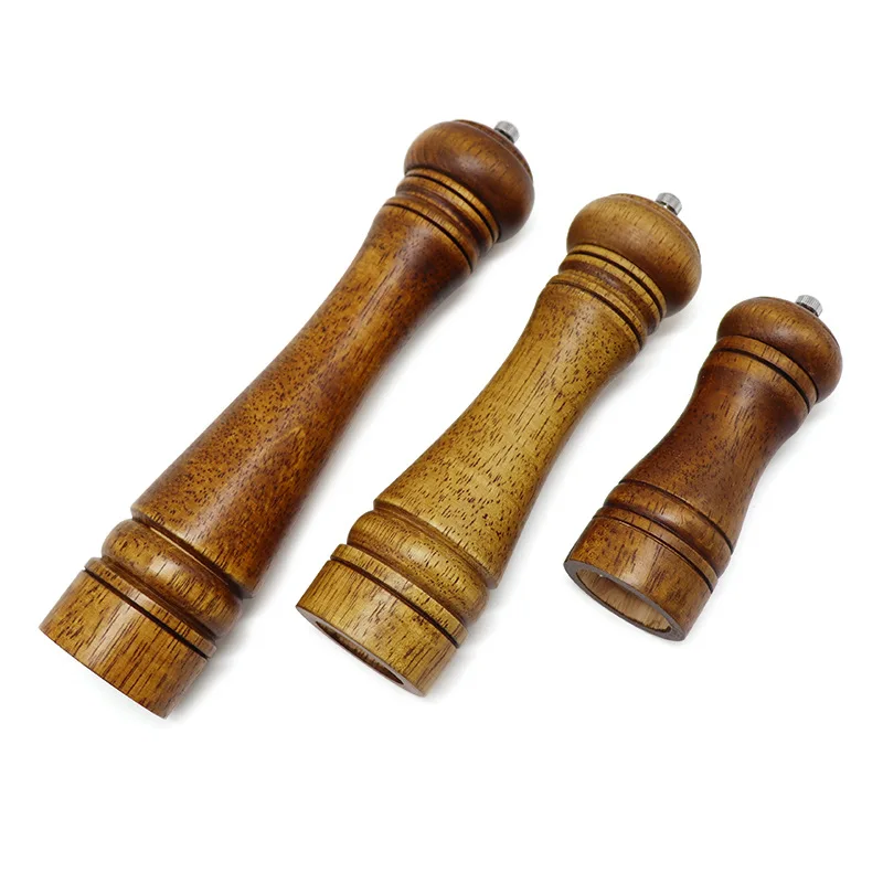 

Wooden Pepper Grinder Pepper Mill, Coarseness Adjustable Peppermill, Refillable Salt Mill, Ceramic Grinding Mechanism