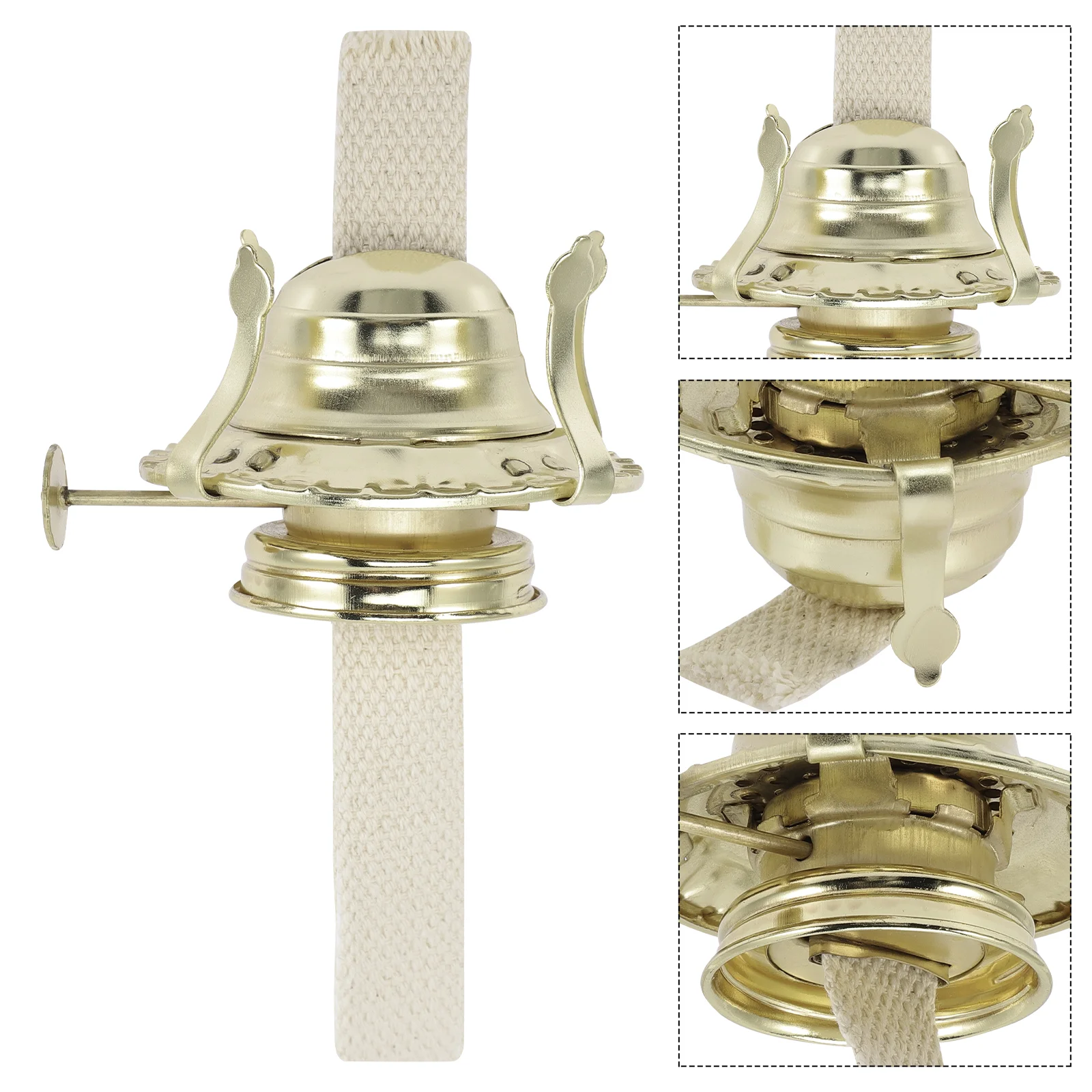 

1 Set Oil Lamp Burner With Kerosene Lamp Replacement Wick Lamp Accessory