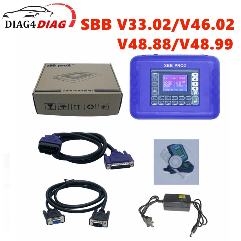 Программатор автомобильных ключей SBB PRO2 Sbb V48.99 V33.02 V46.02 для универсальных разных
