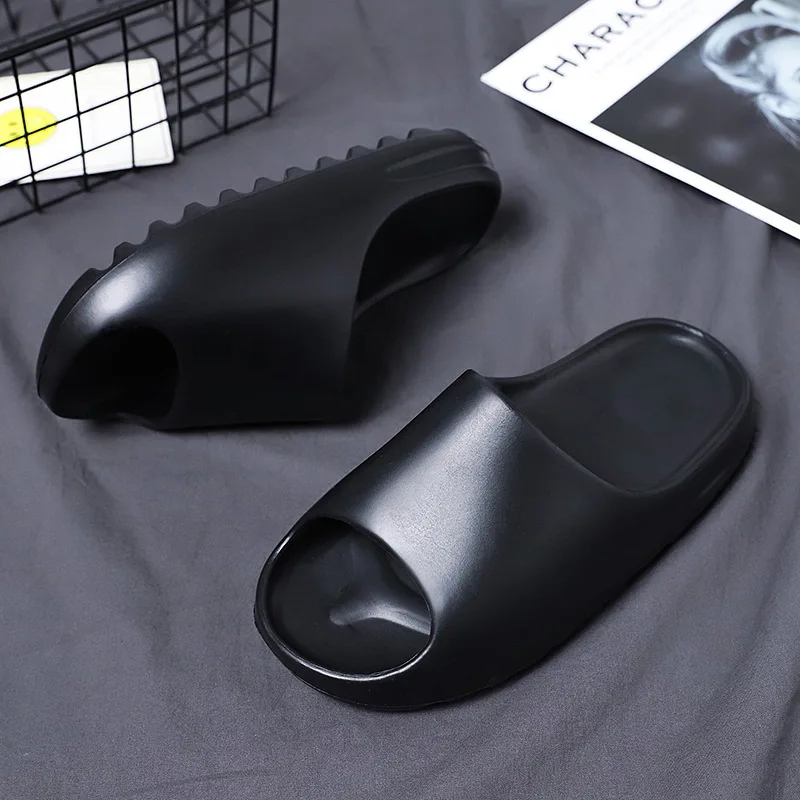 Women Men Slippers 2023 Summer Casual Beach Sandals Fashion Slides Big Size 46 EVA Mules Anti-Slip Male Female Home Slipper