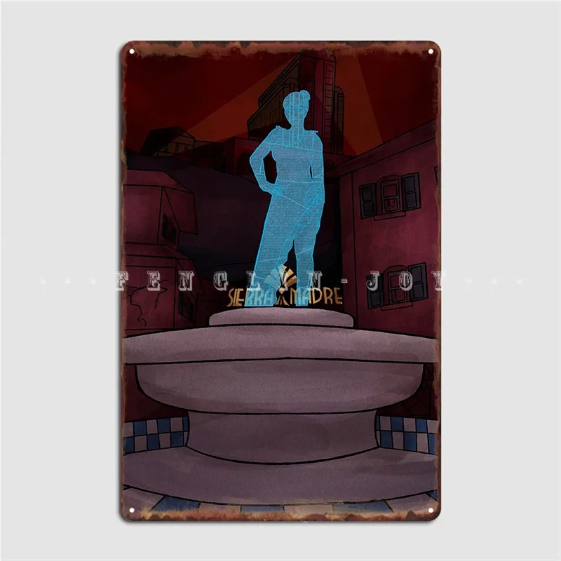 

Welcome To The Sierra Madre Metal Sign Pub Garage Plates Cinema Living Room Design Tin Sign Poster