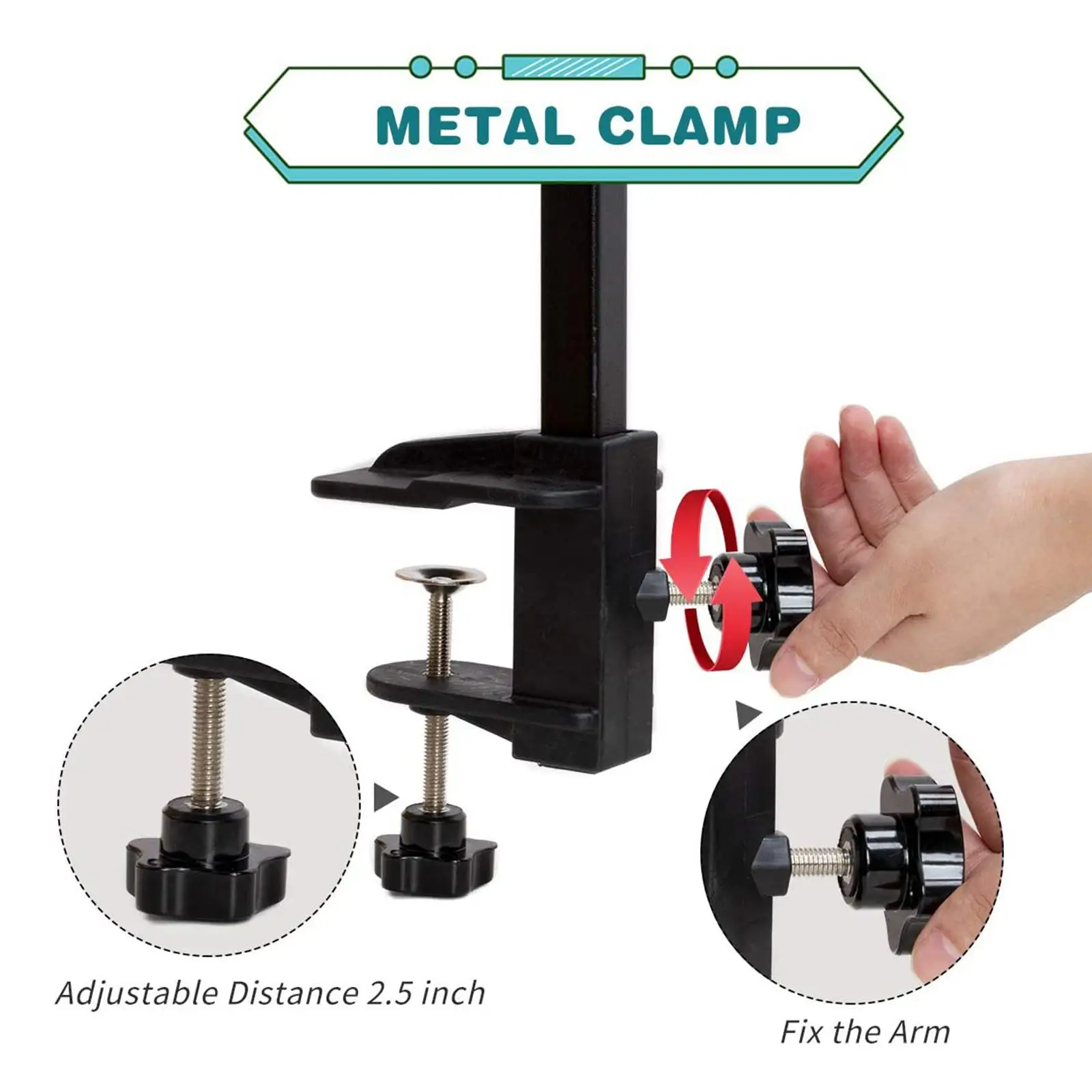 

Dog Grooming Table Arm - Durable Loop, Haunch Holder Grooming Restraint Medium Dogs, Clamp fits to 1.96inch Thickness