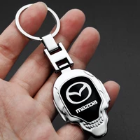 1pcs 2022 new metal car logo keychain car key ring for mazda 3 bk 5 6 gh axela atenza cx 5 cx5 cx7 cx9 mx5 key chain accessories