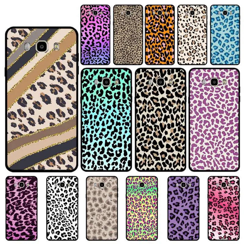 

MaiYaCa Leopard Print Phone Case for Samsung J 4 5 6 7 8 prime plus 2018 2017 2016 J7 core