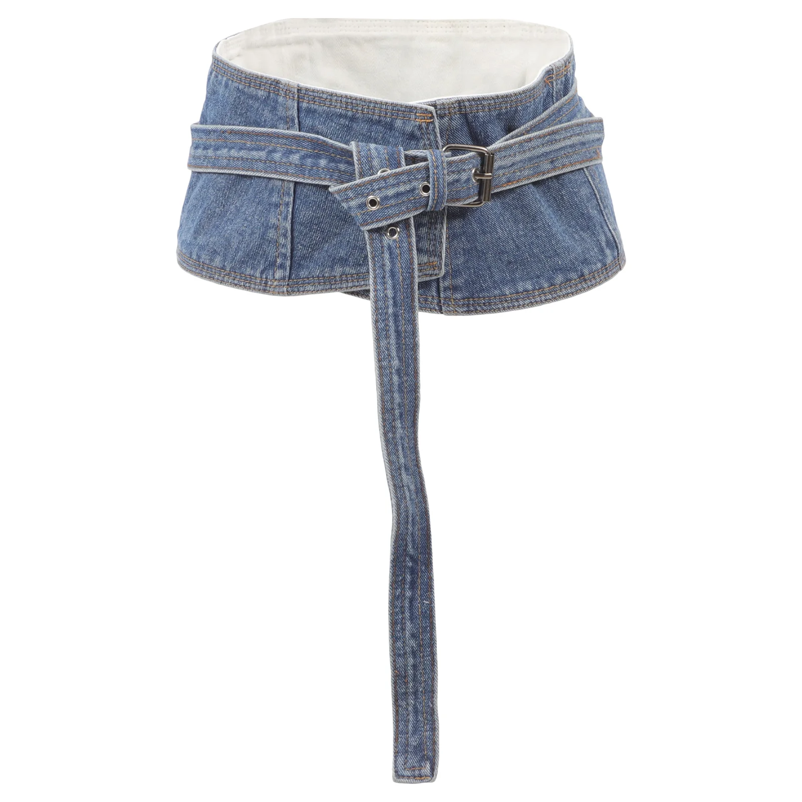

Bathroom Decorations Women Waist Belt Denim Wide Waistband Lady Corset for Dress Women's