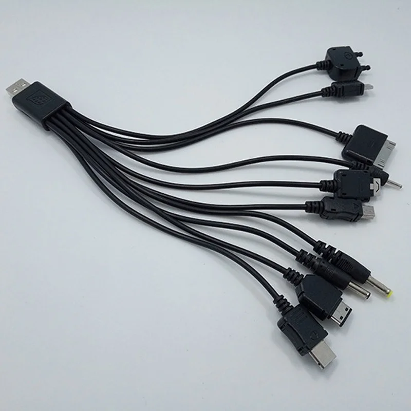 Многофункциональный USB-кабель 10 в 1 для передачи данных IPod Motorola Nokia Samsung LG Sony Ericsson