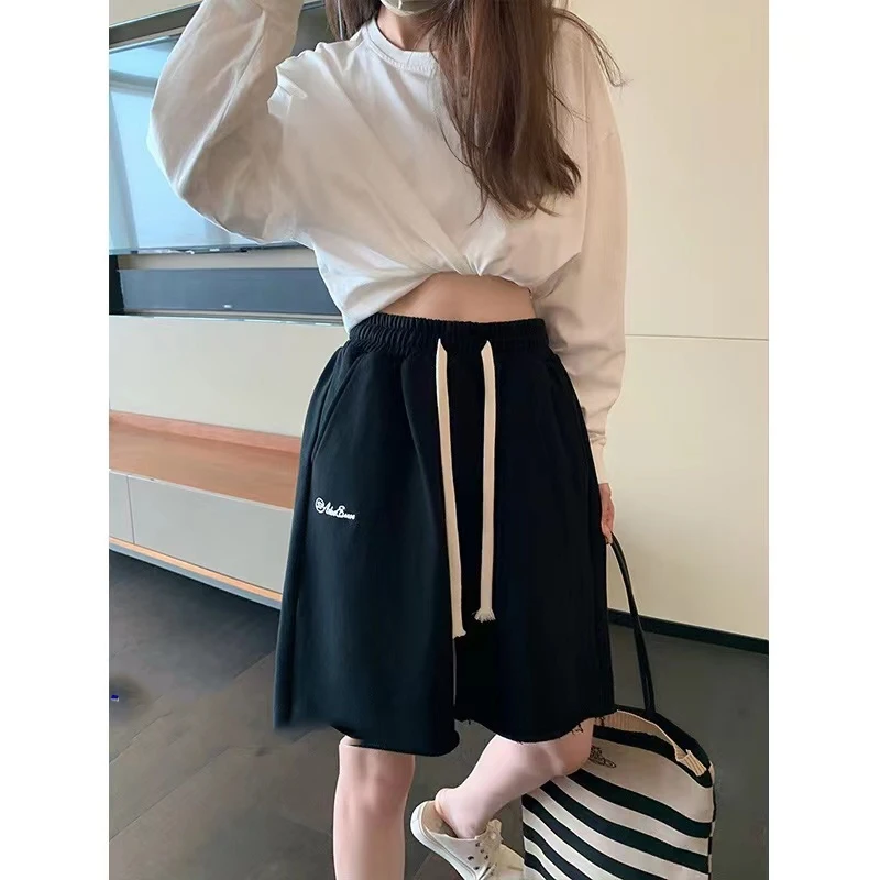 

ADER Summer Embroidery Letter Sports Leisure Loose Cotton Comfortable Men's And Women's Shorts