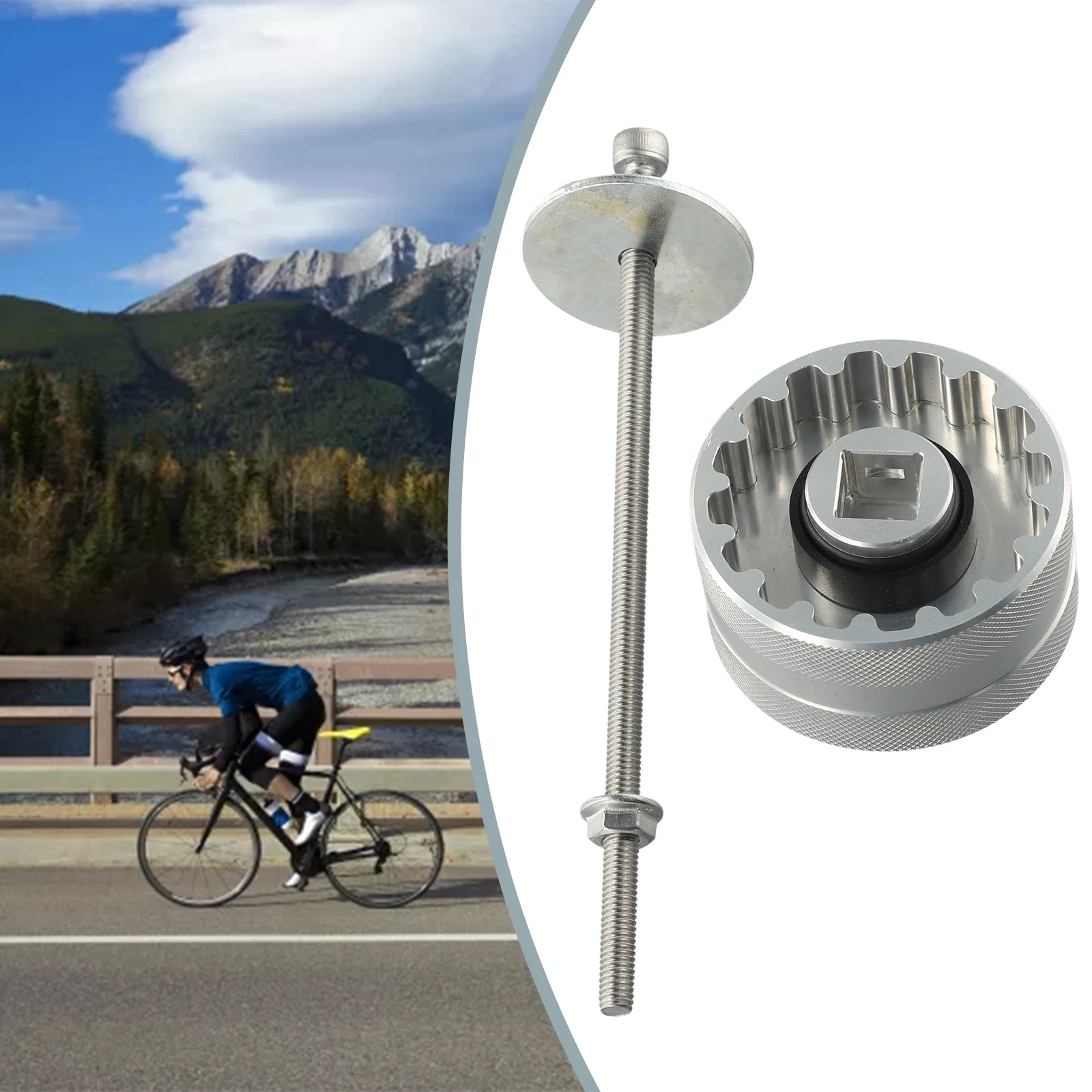 

Высококачественный совершенно новый инструмент для нижней части велосипеда T47 нажимной относительно съемный винт 1/4 "крепление из алюминиевого сплава