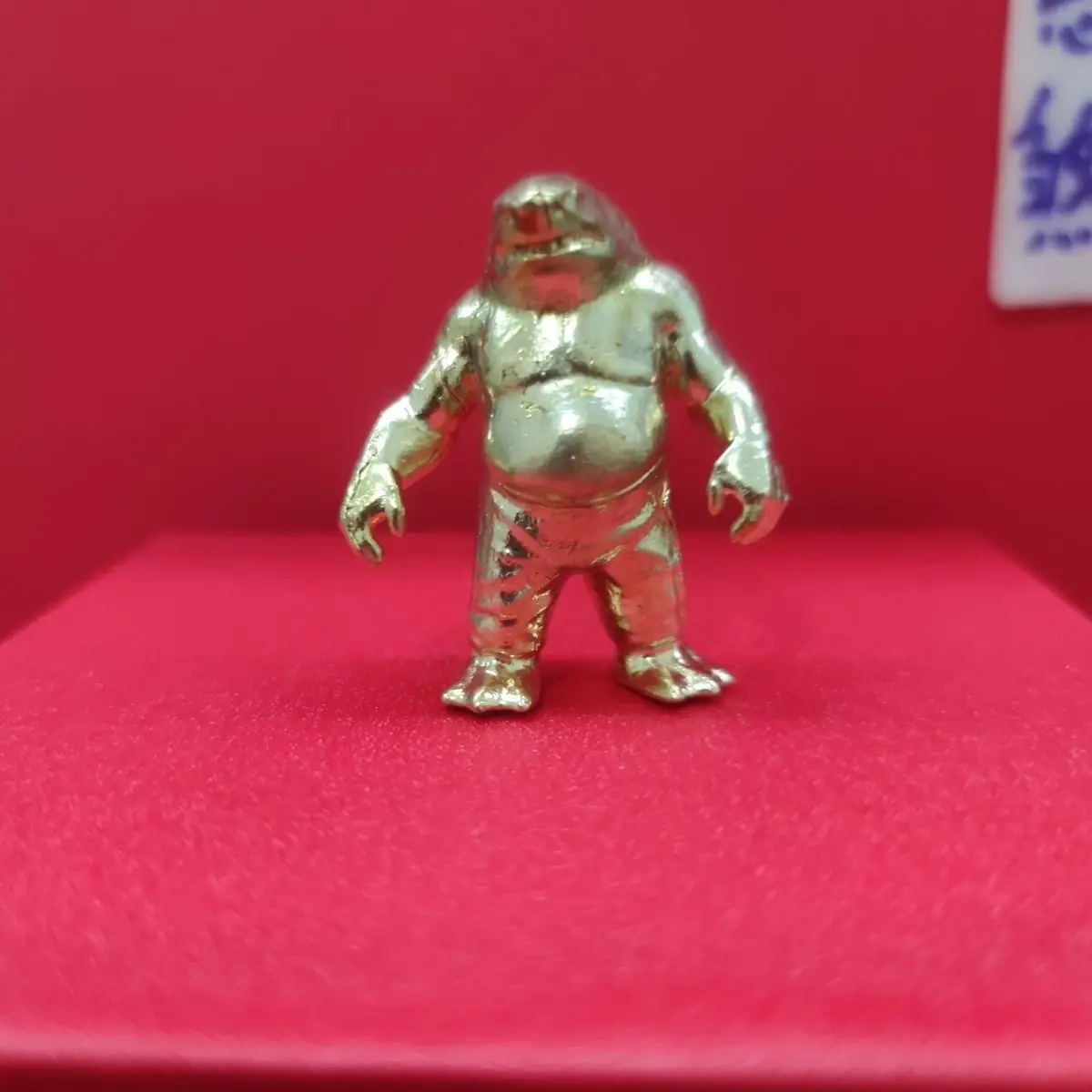 

5cm gold pure copper shark puppet hand animation model ornaments