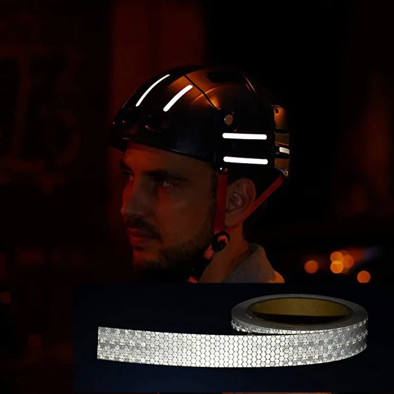 

Reflective 25m/Roll Sticker Safety Mark Car Styling Self Adhesive Warning Tape Motorcycle Bicycle Film Decoration Tool