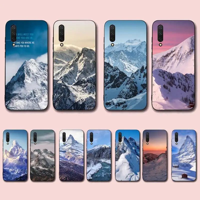

Snow Mountain Phone Case for Xiaomi mi 5 6 8 9 10 lite pro SE Mix 2s 3 F1 Max2 3