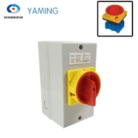 ymd11 32d manual isolating disconnect switch 690v 32a 3p with box rotary cam changeover air conditoning system and pump system