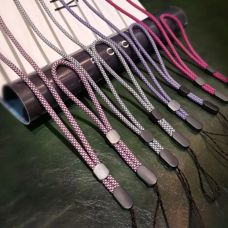 

Skin Texture Braid Phone Lanyard Necklace Wrist Strap for Iphone Huawei Redmi Xiaomi Samsung Camera GoPro Adjust String Holders