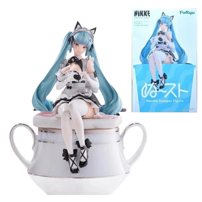 Фото В наличии оригинальная фигурка FuRyu Noodle Stopper NIKKE: Goddess of Victory, версия Privaty Unkind Maid. Фигурка из ПВХ 15 см, праздничный подарок №2