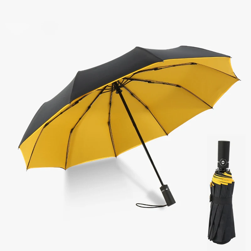 

Automatic Folding Umbrella Men Ten Bone Car Large Business Sunny Rain Umbrellas Women Windproof Parasol UV Shade Paraguas