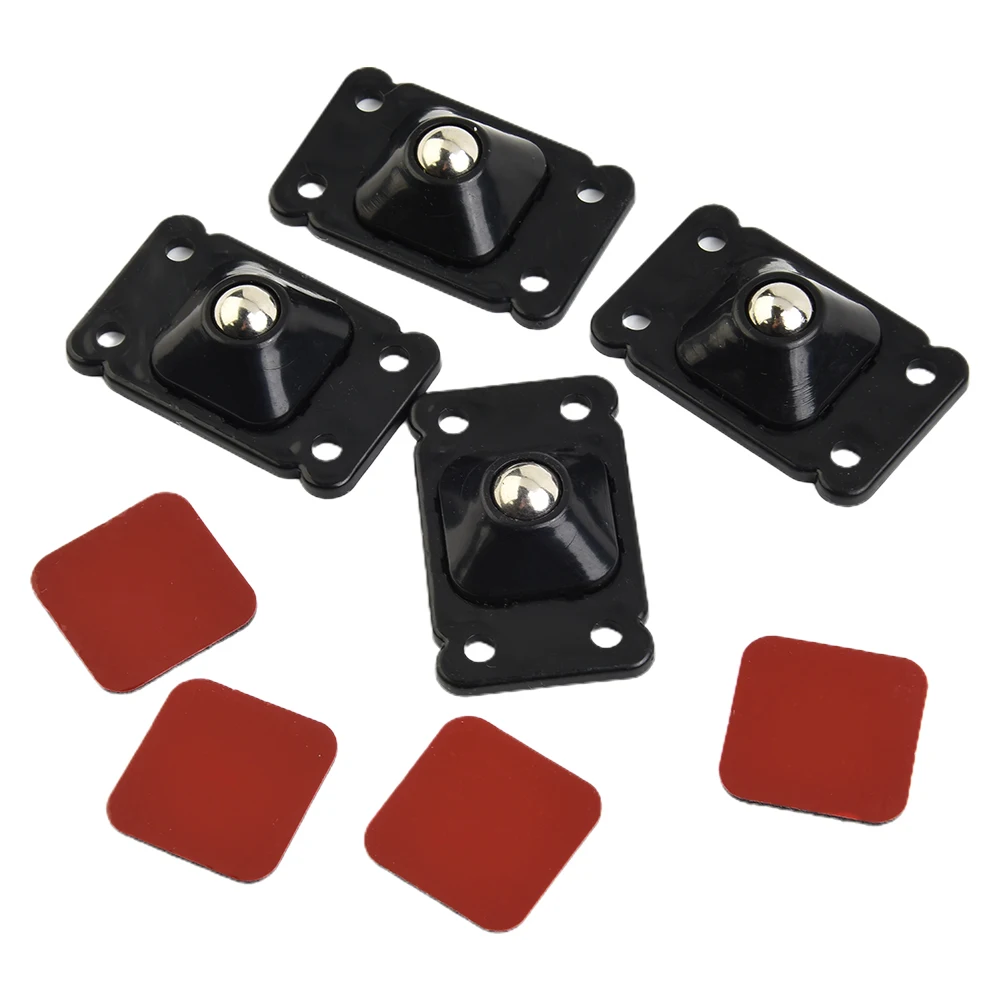 

Self Adhesive Caster Wheels Stainless Steel 360 Degree Swivel Paste Type Universal Pulley For Furniture Trash Can Storage Box