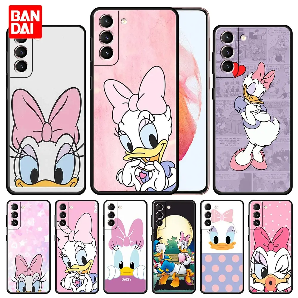 

Cover Case for Samsung Galaxy S20 FE S21 S10 S9 Plus Ultra 5G S20fe S21fe S20ultra Bag Capa Armor Phone Soft Disney Daisy Duck