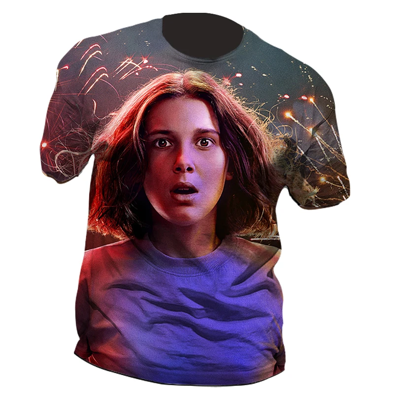 

3D Printed Cartoon Ladies Stranger Things 4 T Shirt Clothes Summer T Shirt Boy Girls Fashion New Top T Shirt