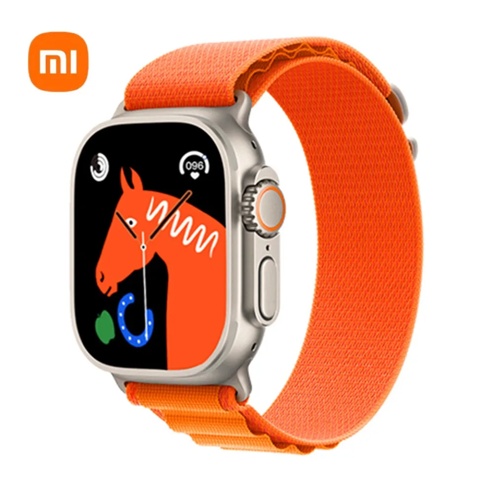 

Смарт-часы XIAOMI Ultra Series 8 NFC умные часы для мужчин и женщин Bluetooth звонок IP68 Водонепроницаемость Беспроводная зарядка 2-дюймовый HD-экран