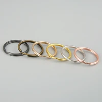 1packlot gold black metal keychain ring split key ring keyfob key holder rings for women men diy key ring accessories wholesale