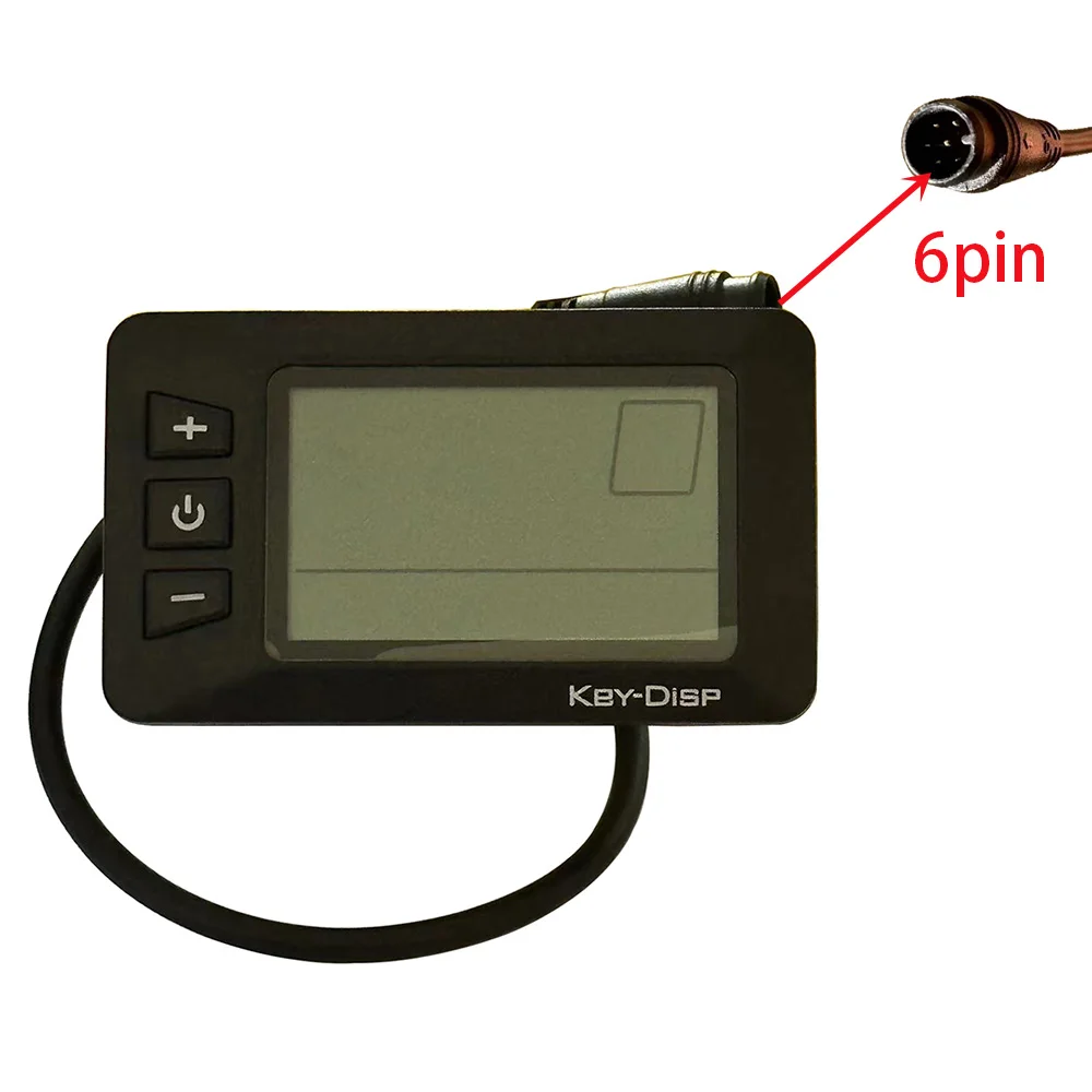 Фото KD21C 6-контактный ЖК-дисплей KEYDISP счетчик для электронного велосипеда 48 В для аксессуаров для электрических велосипедов Ket Disp электрический скутер горный велосипед №3