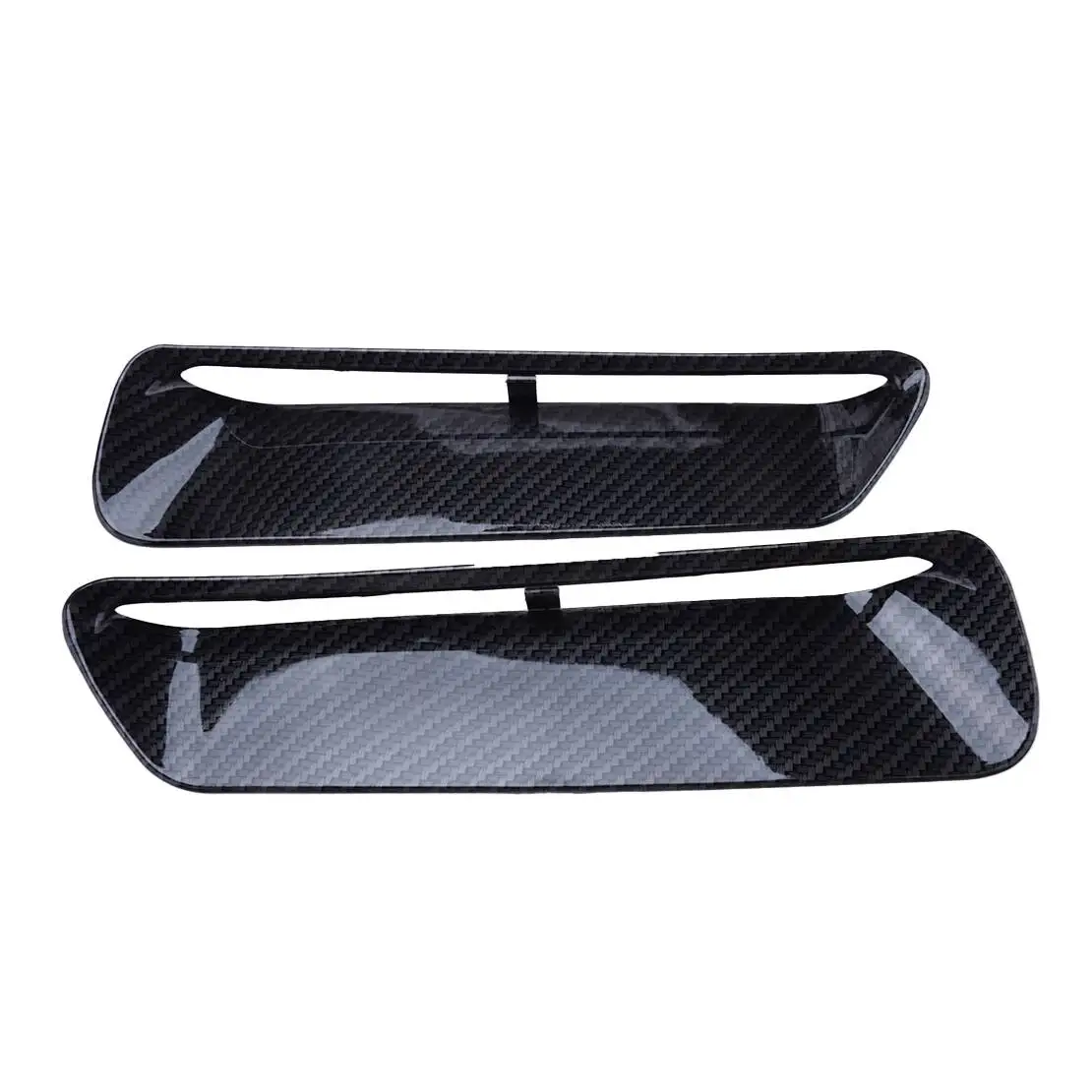 

Совок капота, вставка вентиляционного отверстия, накладка, черный стиль из углеродного волокна, подходит для Dodge Challenger 2015 2016 2017 2018-2022, пластик