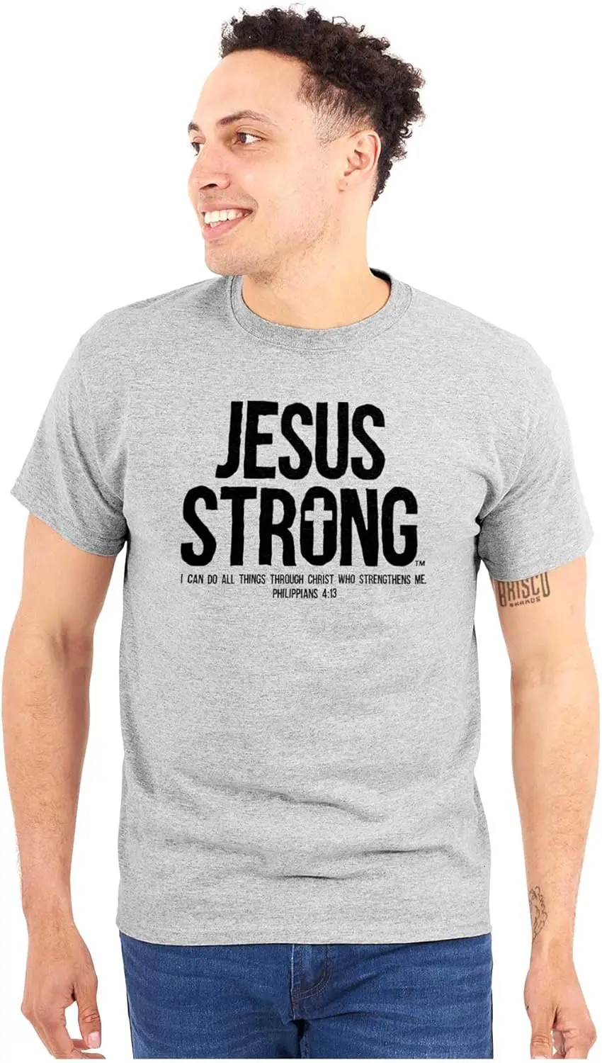 Футболка с надписью Strong Philippians 4:13 для мужчин и женщин