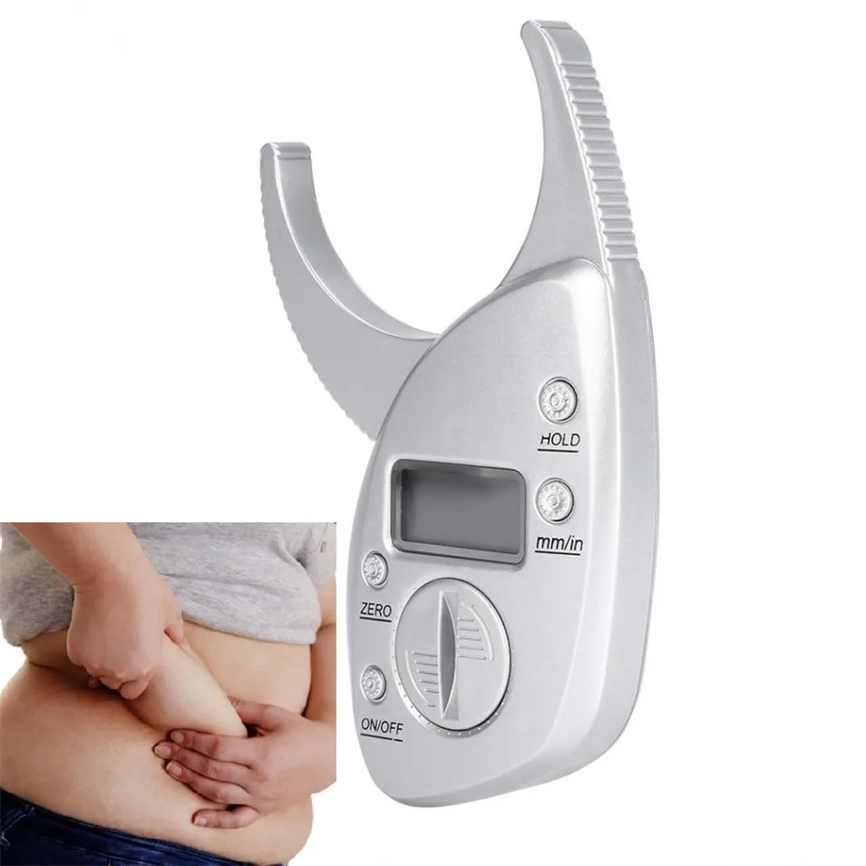 

Body Fat Caliper Tester Scales Fitness Monitors Analyzer Digital Skinfold Slimming Measuring instruments Electronic Fat Measure