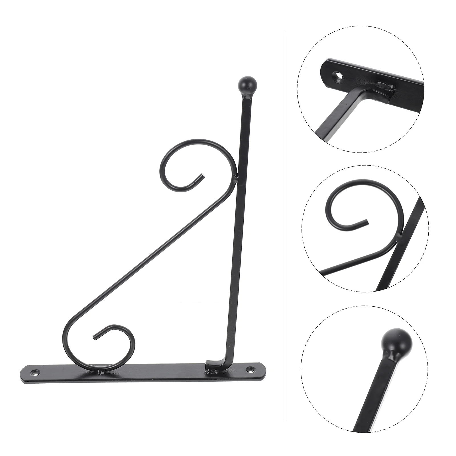 

Железные крючки, вешалка, подвесной кронштейн для цветочного горшка, настенное крепление, подвесные крючки для растений