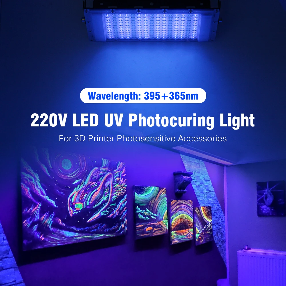 220V светодиодные ультрафиолетовые лампы UV фотополимеризующий свет 395 нм 365 нм гель для застывания для декоративной живописи "сделай сам" на ногтях.